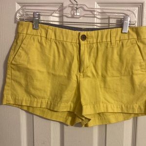 Yellow shorts (3 inch inseam)